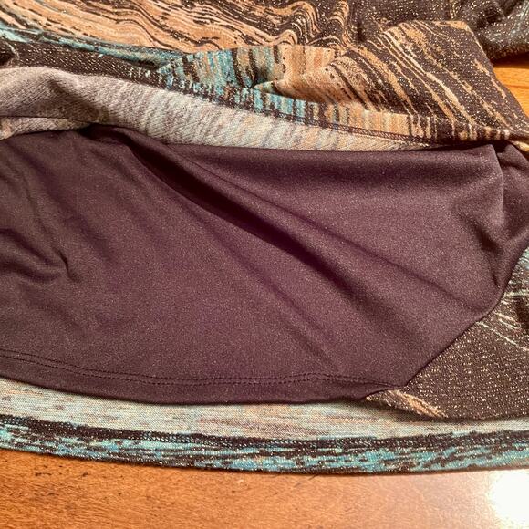 2 Different JM Collection Pullover Tops Womens Sz L Multicolor + Glitter R8A33 - Picture 11 of 16